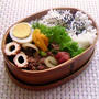 11・19　大根の葉と牛肉の焼き肉弁当
