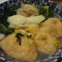 鶏手羽元と餅巾着の塩コショウスープ煮