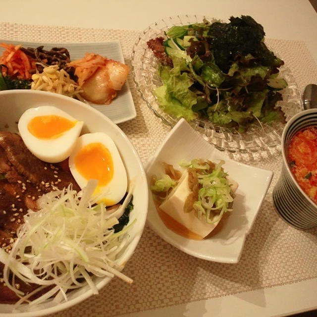 焼肉丼とか