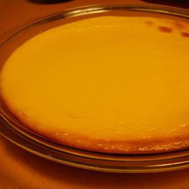 誕生日に娘とベークドチーズケーキ