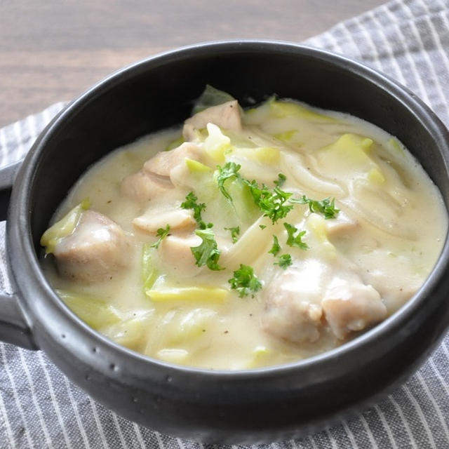 【作り置きおかず】リーズナブルな定番食材で作る！「チキンクリーム煮」