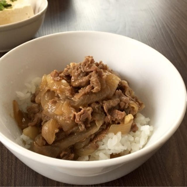 ストウブで牛丼どどどーん！