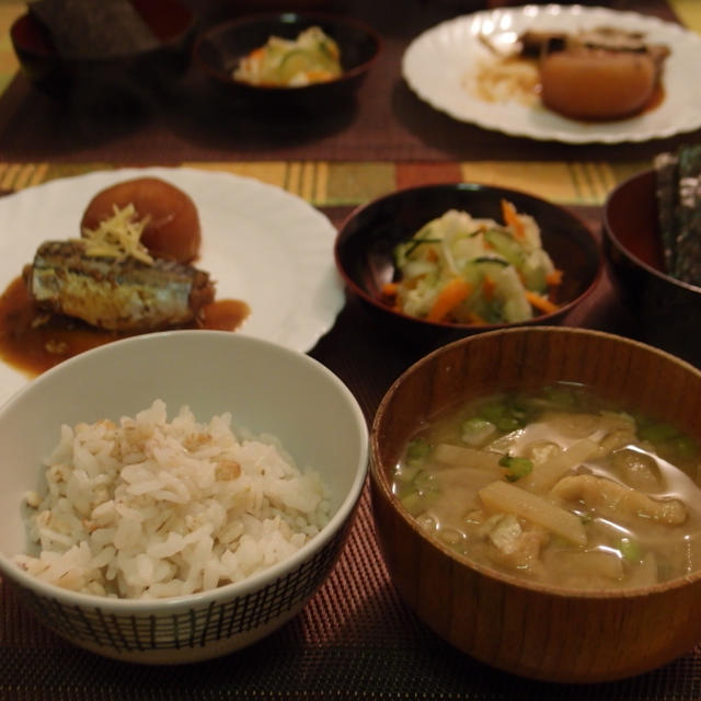 鯖と大根の味噌煮