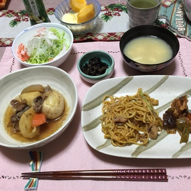 肉ジャガひとり飯とクリスマスのいろいろ‥‥