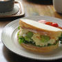 新じゃがのストウブ蒸しで、そら豆入りポテトサラダ♪