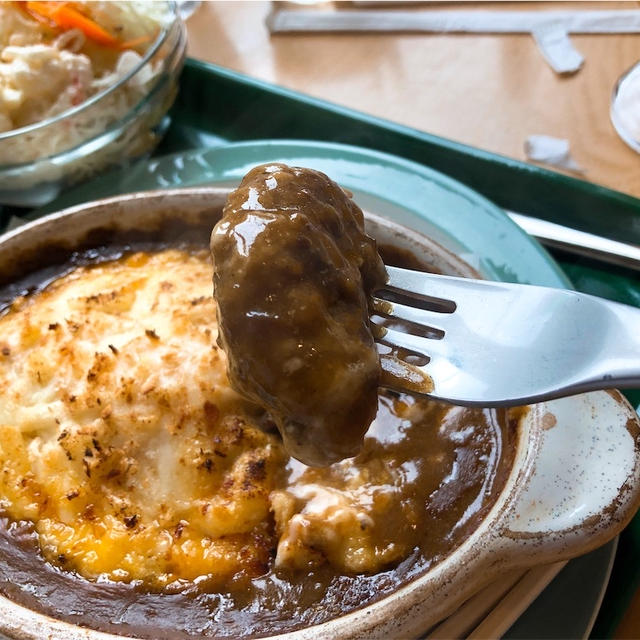 【Cafe】南紀白浜で！絶品焼きカレーハンバーググラタン！