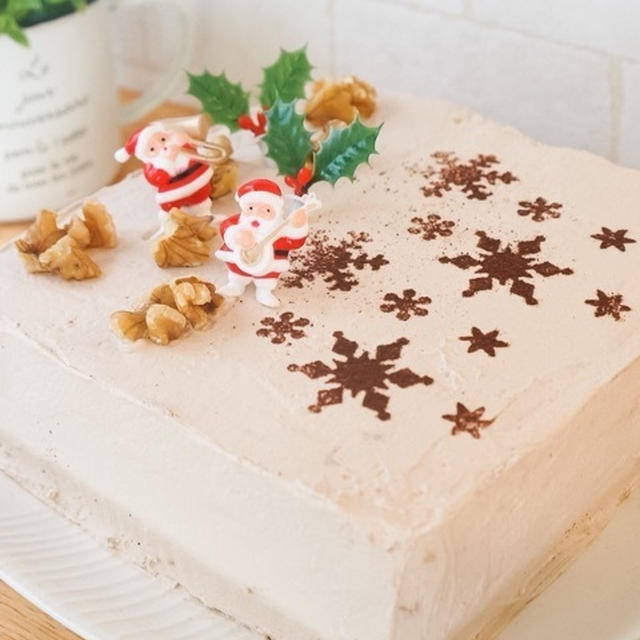 貝印 クックパッド スクエア型 でクリスマスケーキ By こと味さん レシピブログ 料理ブログのレシピ満載
