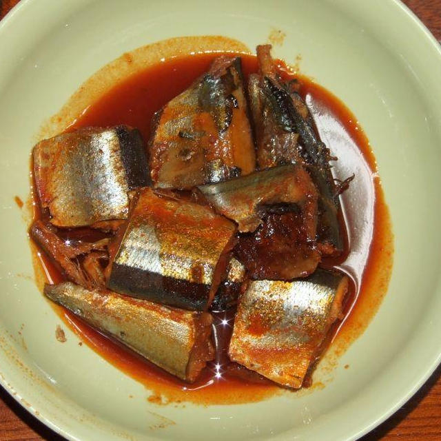 再び秋刀魚のコチジャン煮