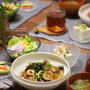 【献立】薄切り牛肉と茄子のステーキ風丼。～明日はパンまつ！～