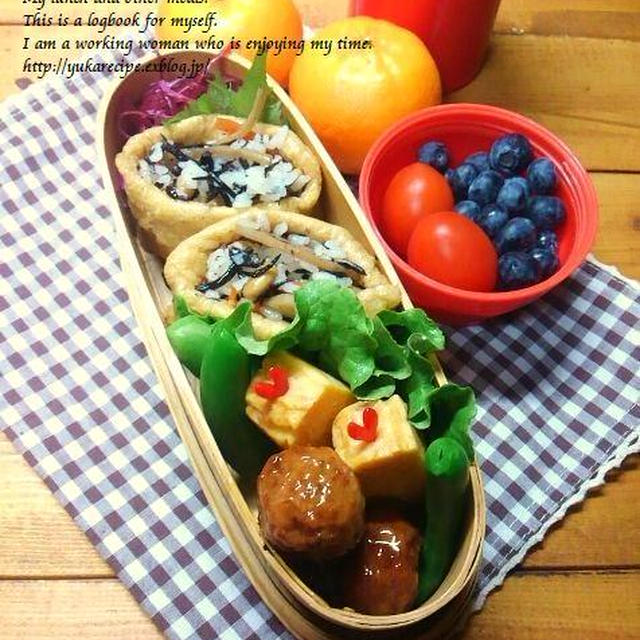 2.24　ヒジキ煮稲荷のお弁当&暮らしノート「自家製調味料レシピ」