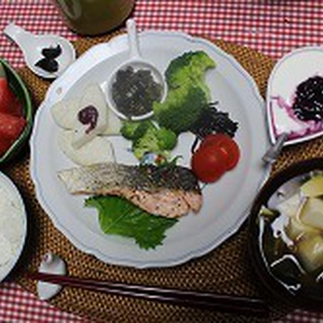 朝ご飯とゴーヤの佃煮