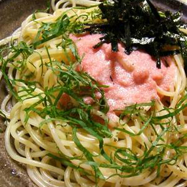 トムソウヤ流　明太子スパゲティ