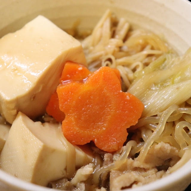 割下はカンタンに作れる❣️お手軽豚すき煮❤️