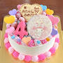 ピンク尽くしでハート尽くし♡マイメロちゃんのお誕生日ケーキ