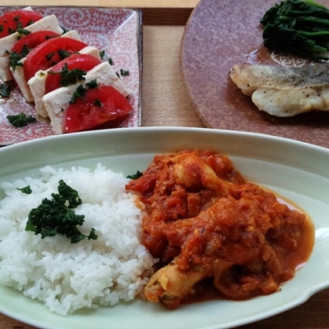 手羽中の☆インドカレー　と　満足♡