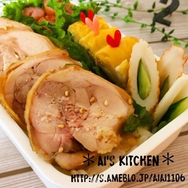 大満足すぎる♡レンジでチャーシュー丼弁当♡