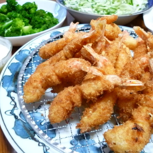 エビフライと水切りヨーグルトのタルタルソース