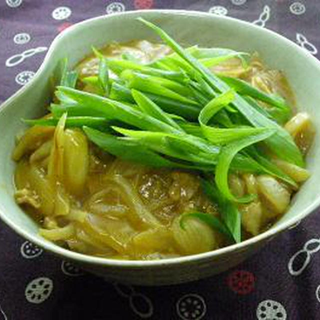 ☆蕎麦屋さんのカレーうどん風☆