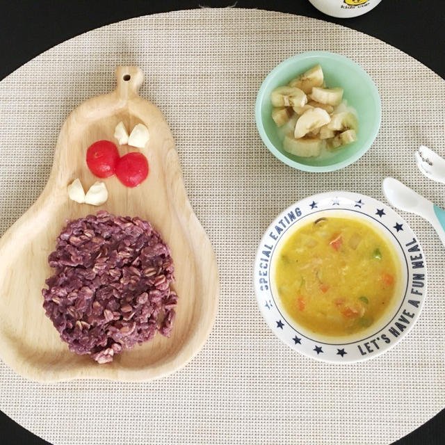 【離乳食完了期】ツナと野菜の豆乳クリームシチュー&オートミールパン