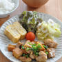 【晩ごはん献立】ごはんもりもり進む！厚揚げと鶏肉のガーリック炒め