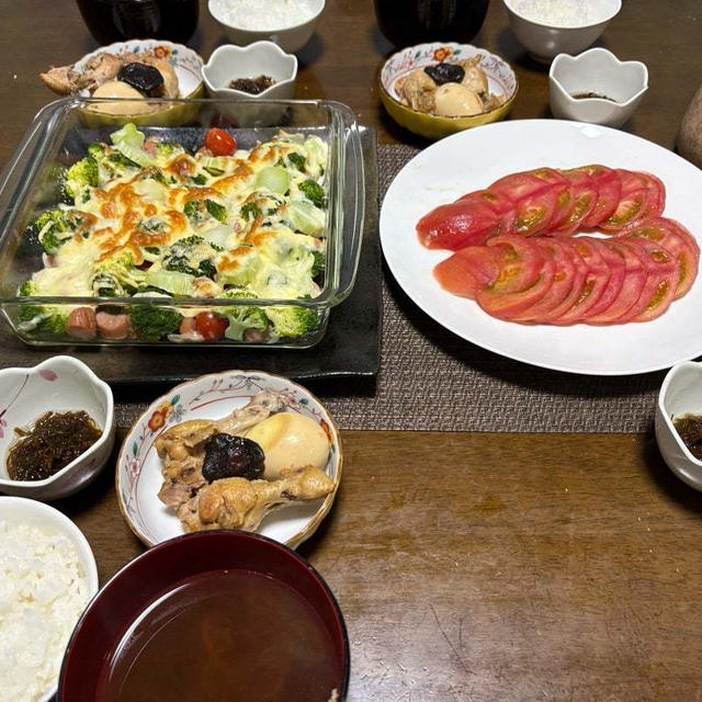 掃除と片づけ（６月２４日の夕ごはん）