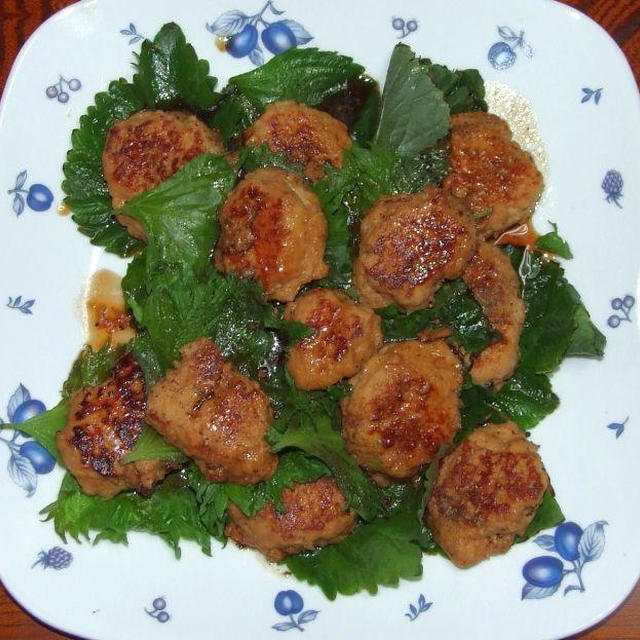 鶏つくね＆鯛の香味蒸し＆ささみサラダ