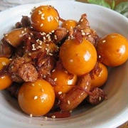 下茹で5分＋煮10分♪　鶏玉ひもの甘辛煮