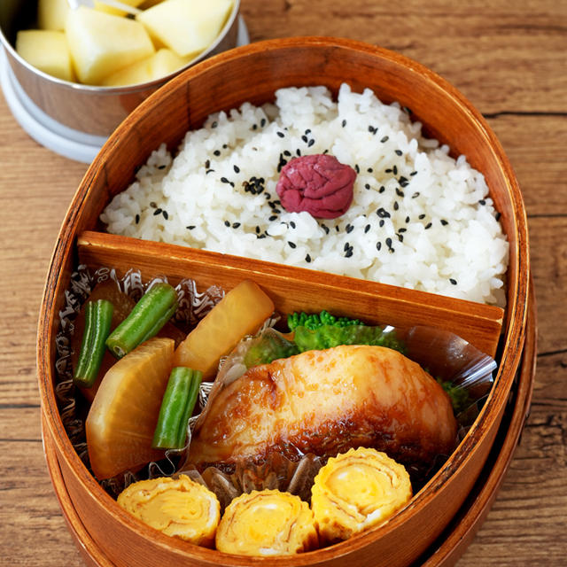 今日はちゃんとおじさんらしいお弁当～鯛のしょうが焼き弁当～