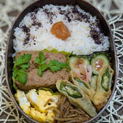 ほんとちょっと涼しげ～夫のお弁当257