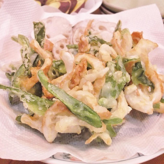 かき揚げ　山盛り♪