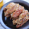 手羽中で甘辛チキンバー　フライパンで簡単！