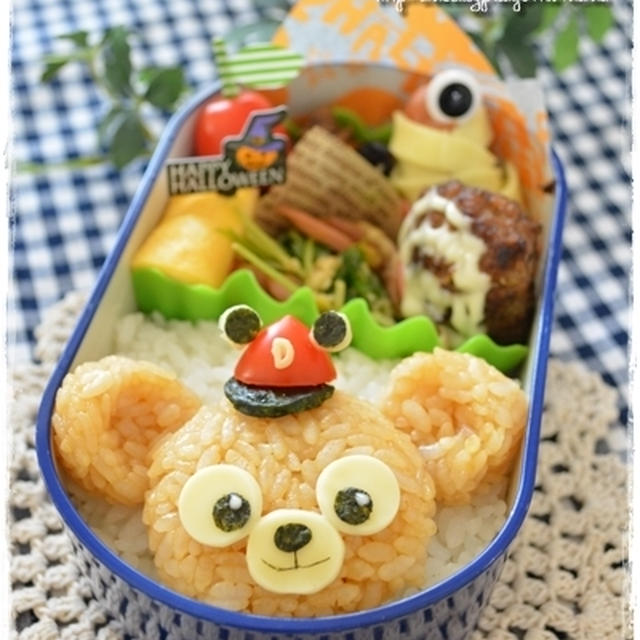 ハロウィン弁＊ミッキーダッフィー♪