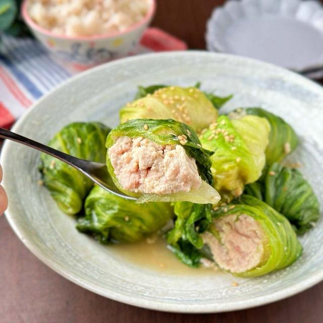 さっぱり食べたい時はこれ☆高野豆腐で作る中華風ロールレタス