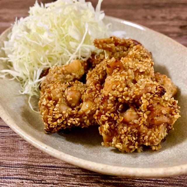 花椒油がくせになる ごまごまチキン