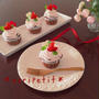 HMde簡単♡チョコチャンクマフィンのいちごモンブラン♡