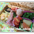 海老とセロリ炒め弁当