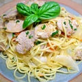 新生姜とバジルのパスタ【ニンニクと生姜の入れ替えに味のフロンティアを見た】