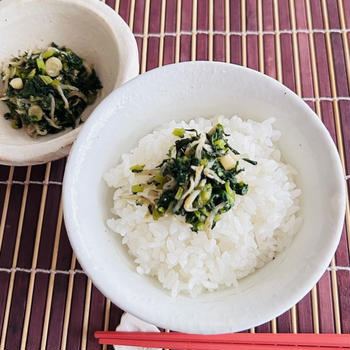 節約おかず｜栄養たっぷりの大根間引き菜のふりかけ