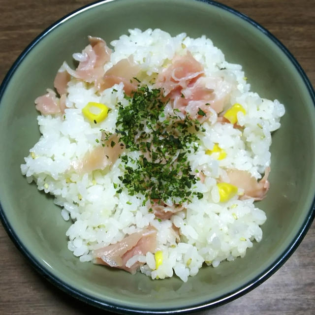 生ハムご飯
