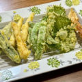 産直野菜の天ぷら♪