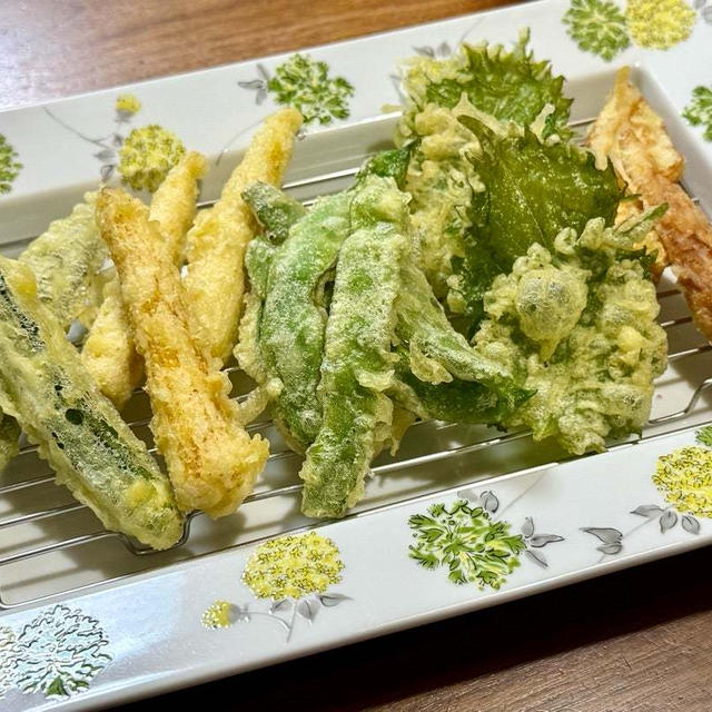 産直野菜の天ぷら♪