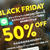日曜まで50％OFF！安過ぎるGAP BLACK FRIDAY