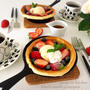 ザ・シューコーン♡と 卵1個♡焼くまで1分♡ダッチベイビーdeおうちカフェ♡