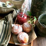 Rhubarb Cardamom Doughnutsルバーブカルダモンドーナツ