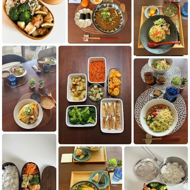 1週間の日持ちおかずとそれを使って作る50代オット用弁当、大学生次女とのおうちお昼ごはん、晩ごはんの献立と大阪で絶品！ネパールカレーランチ