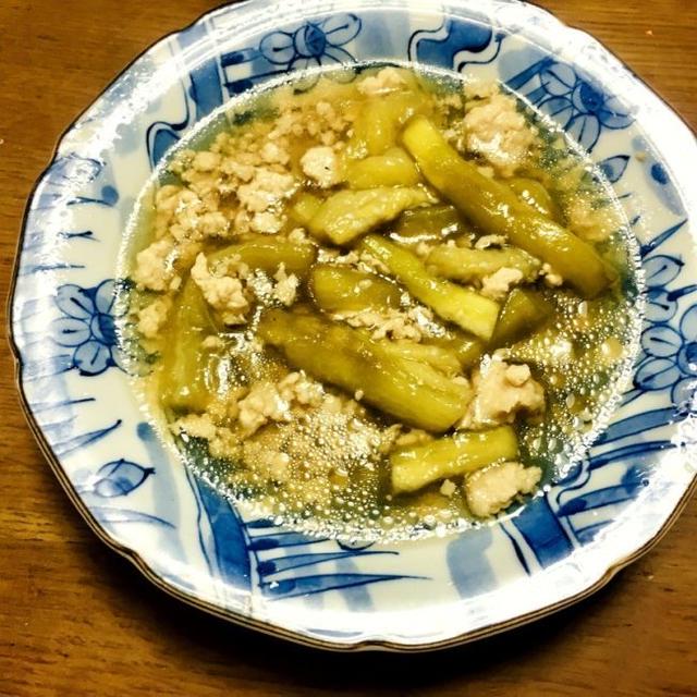 蒸しナスの餡かけ　　＆江州音頭にハマる　  