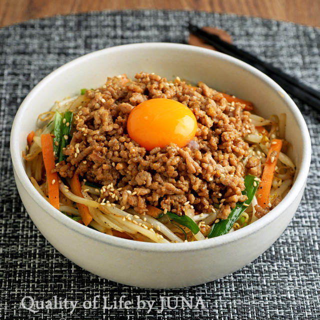 ヤミーなそぼろでスタミナ丼