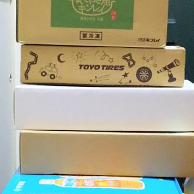 どどん！お届けものタワーができましたヽ(=´▽`=)ﾉ