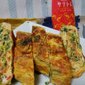 サクラエビと三つ葉のサテトム玉子焼き