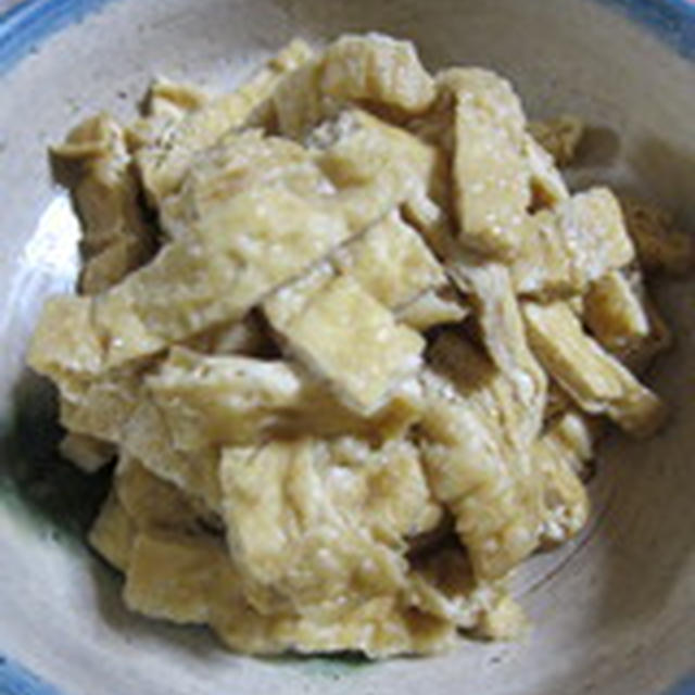 「油揚げの甘辛煮」